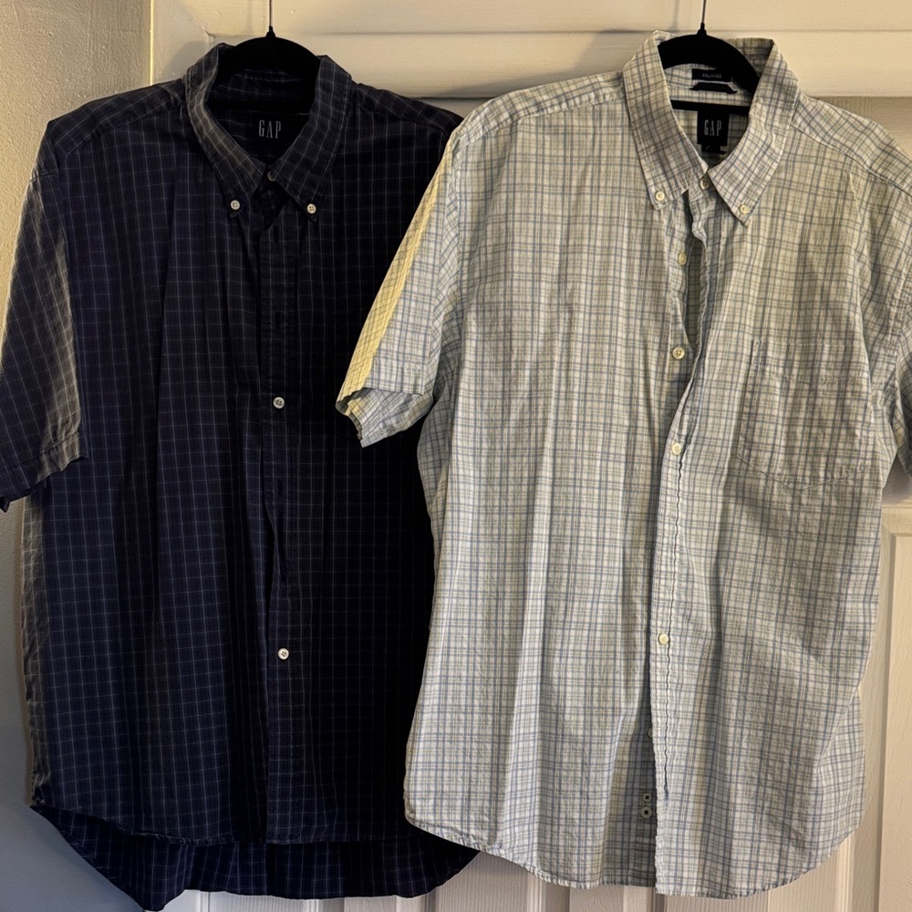 GAP Men's Casual Plaid Shirts